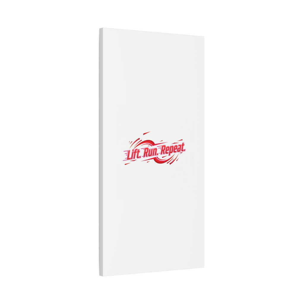 Lift Run Repeat Canvas | Fitness Wall Art, Gym Motivation