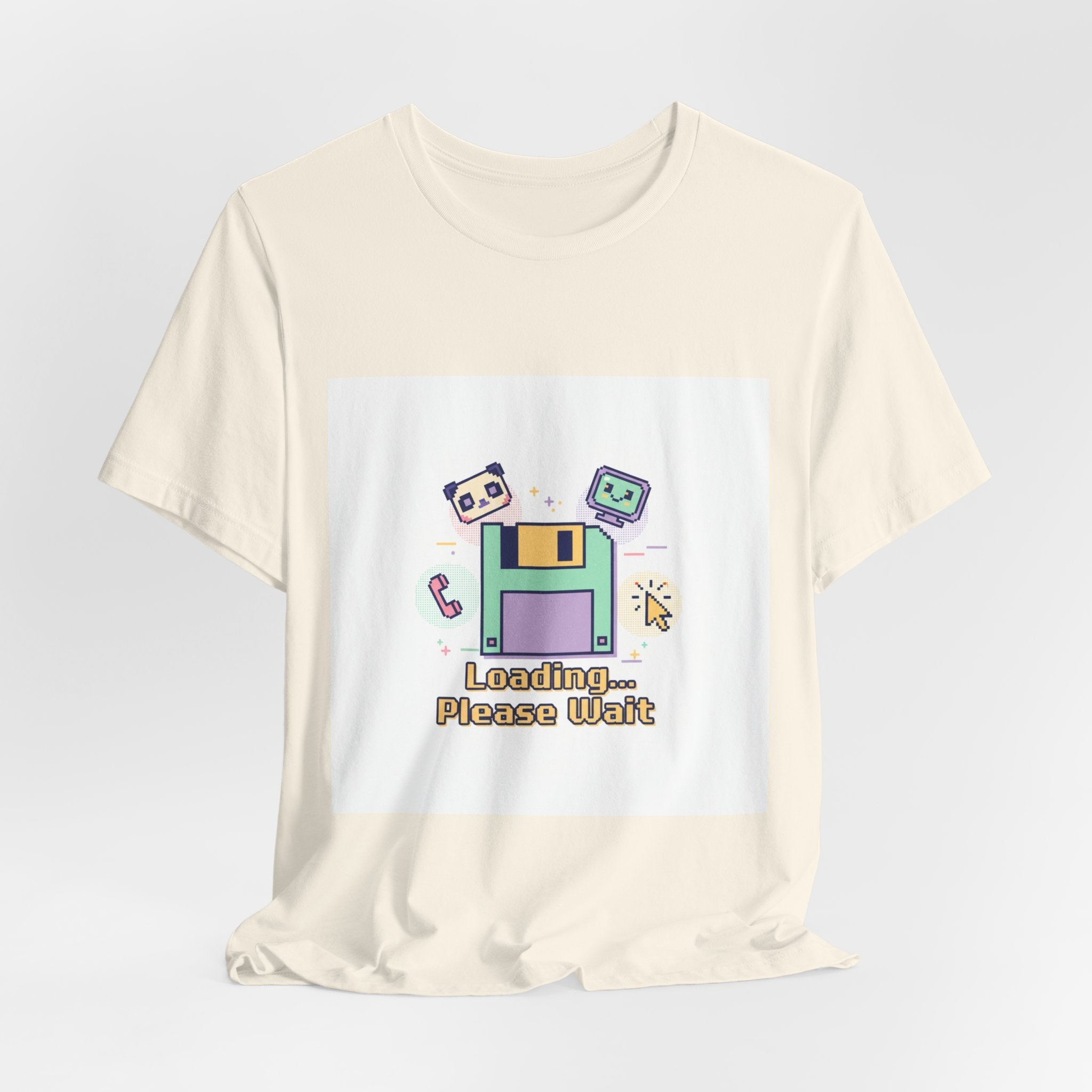 Loading Please Wait pixel art Tee | Old Internet Aesthetic, 90s web nostalgia