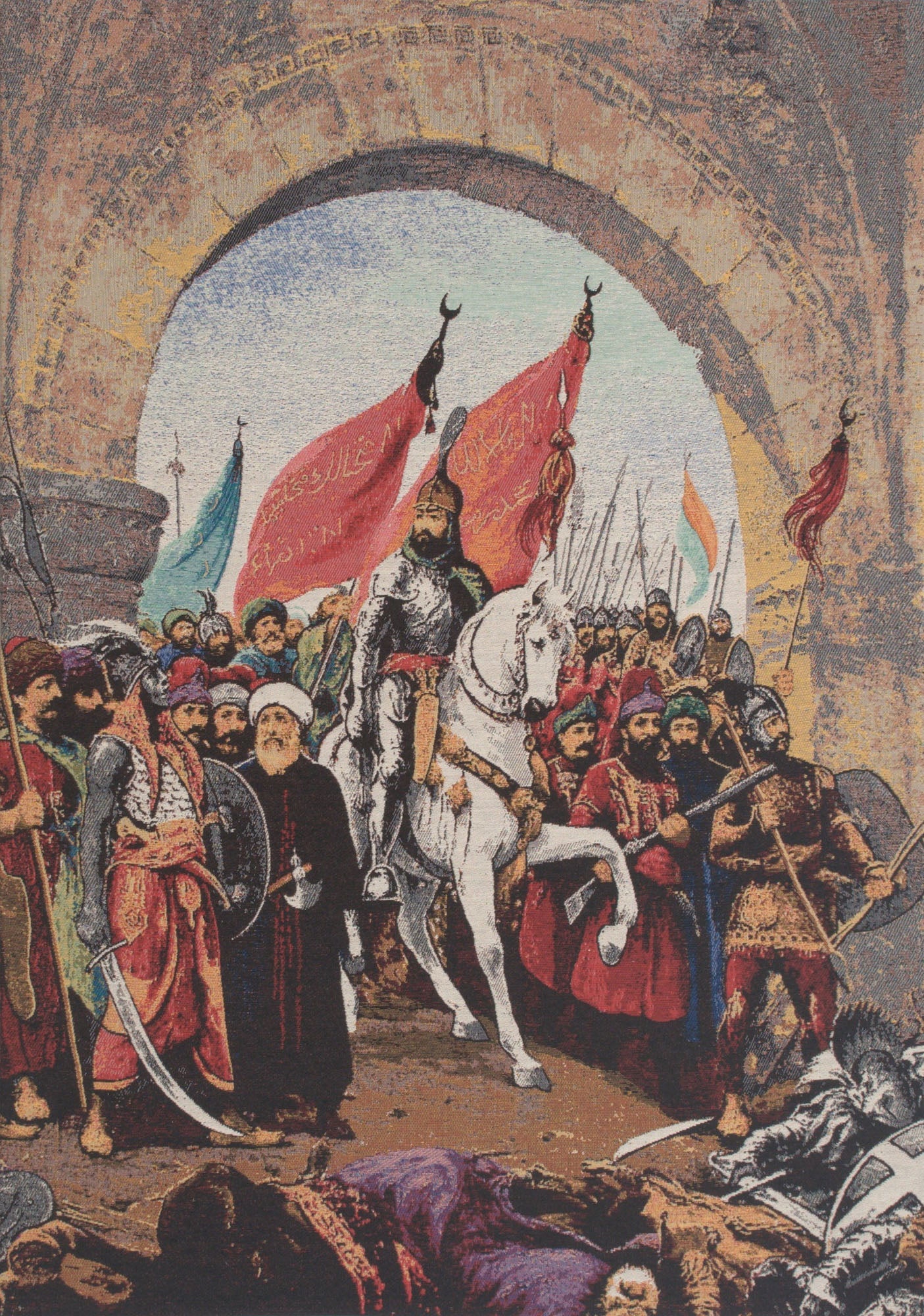Tyrant March Stretched Wall Tapestry