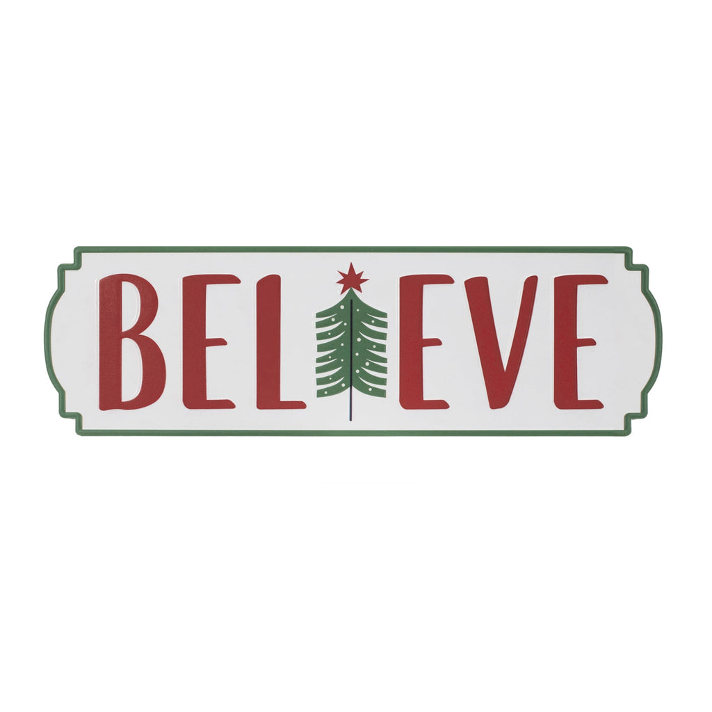 Metal Holiday Sentiment Plaque (Set of 3)