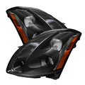 SPYDER Xtune Nissan Maxima 04-06 ( Halogen Only ) Crystal Headlights Black HD-JH-NM04-AM-BK 9023309