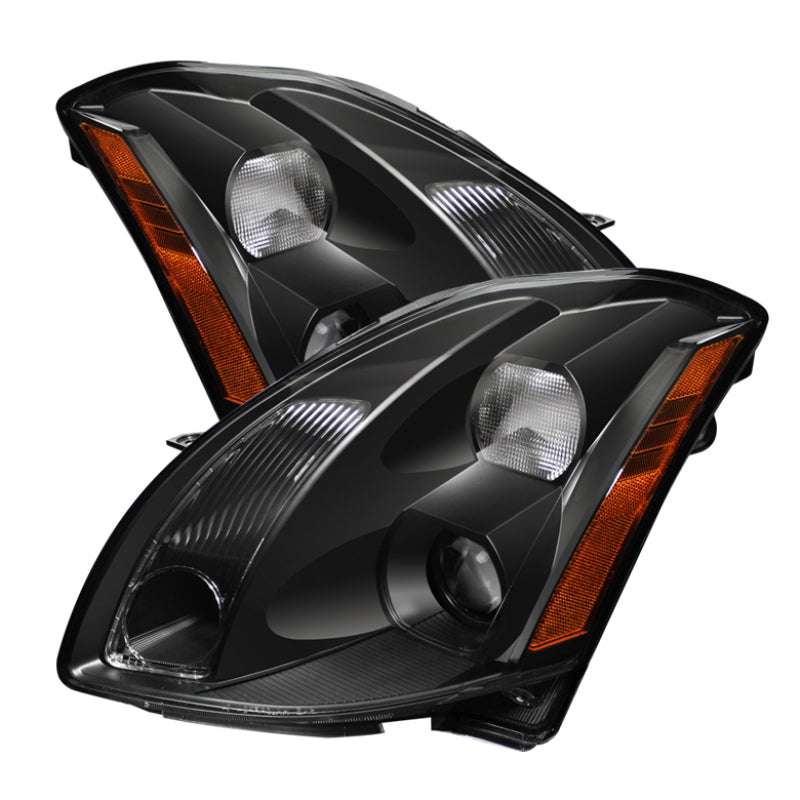 SPYDER Xtune Nissan Maxima 04-06 ( Halogen Only ) Crystal Headlights Black HD-JH-NM04-AM-BK 9023309