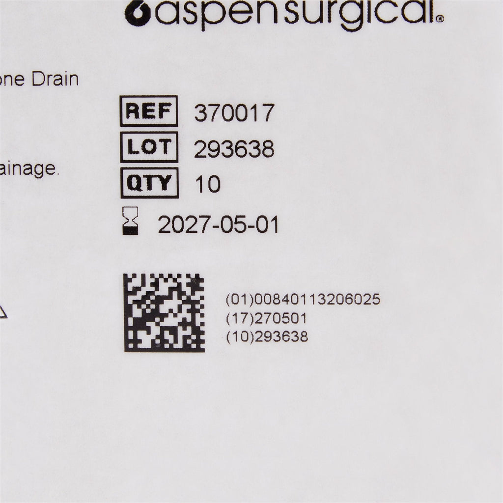 McKesson Wound Drain with Trocar, 10 Fr., 12-Inch Length 370017