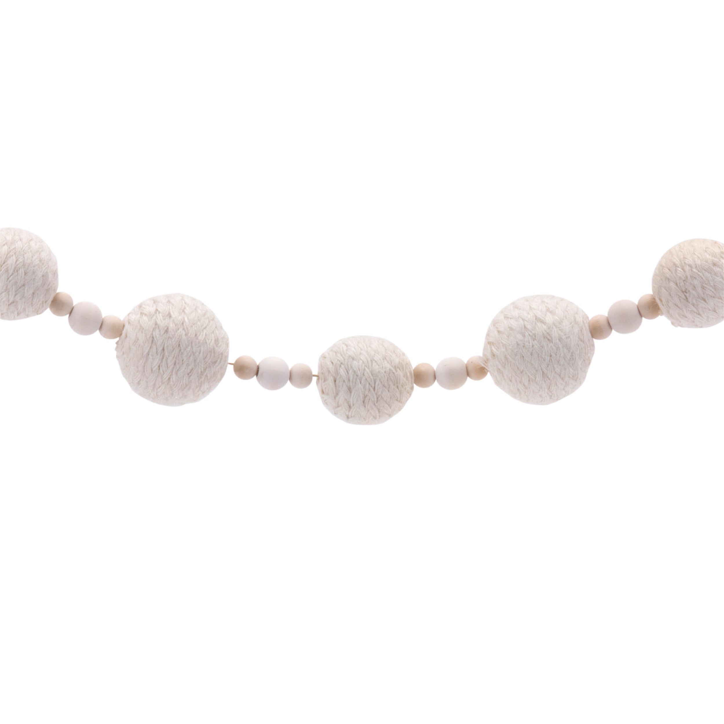 Fabric Ball String Garland (Set of 2)