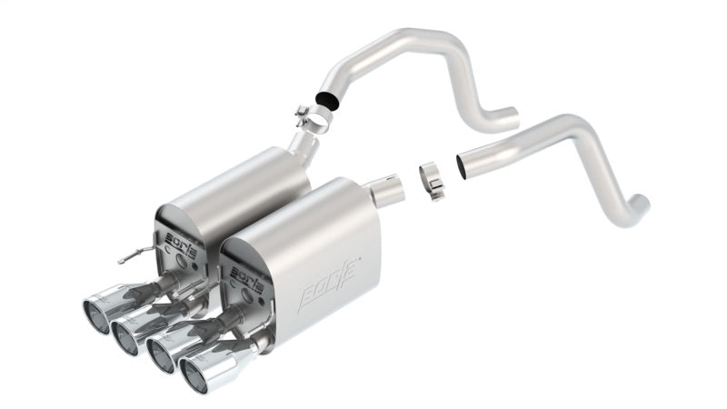 Borla 05-08 Corvette Coupe/Conv 6.0L/6.2L 8cyl 6spd RWD Touring SS Exhaust (rear section only) 11814