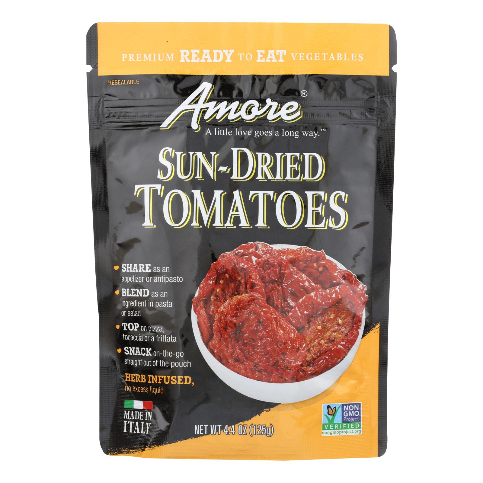 Amore Sun-Dried Tomatoes, 4.4 oz, Pack of 10
