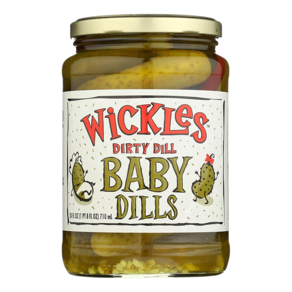 Wickles Dirty Dill Baby Dills 24 oz Pack of 6