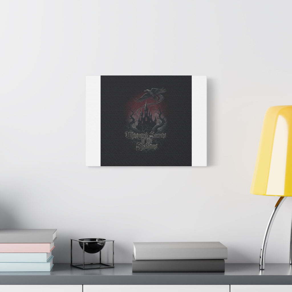 Whispered Secrets of the Shadows Castle Wall Art, Matte Canvas | Gothic Medieval Decor