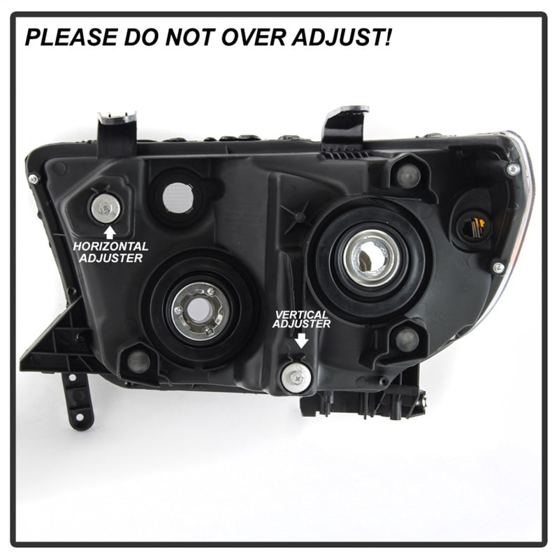SPYDER xTune 07-13 Toyota Tundra (w/o Headlight Washer) Headlight - OEM Right (HD-JH-TTU07-OE-R) 9042270