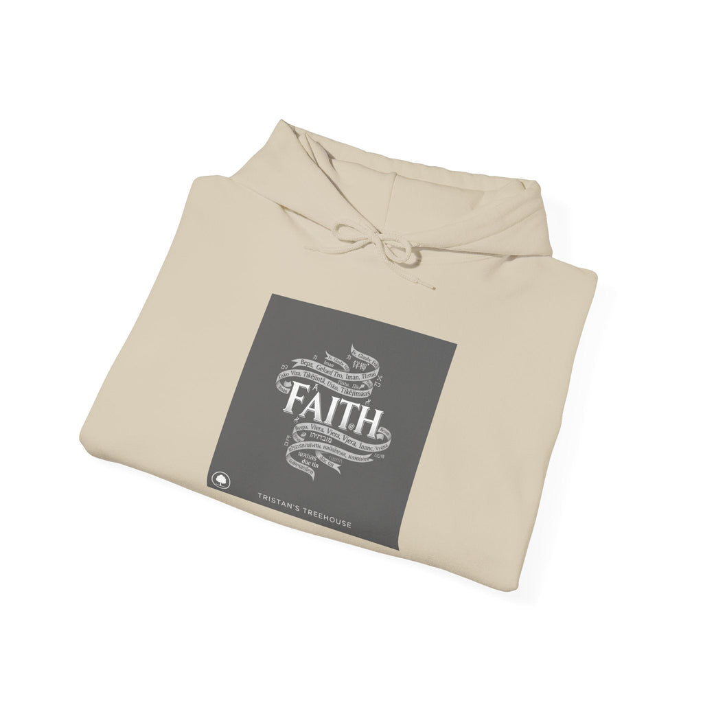 handwritten faith doodle Hoodie | sketch aesthetic, hand drawn message