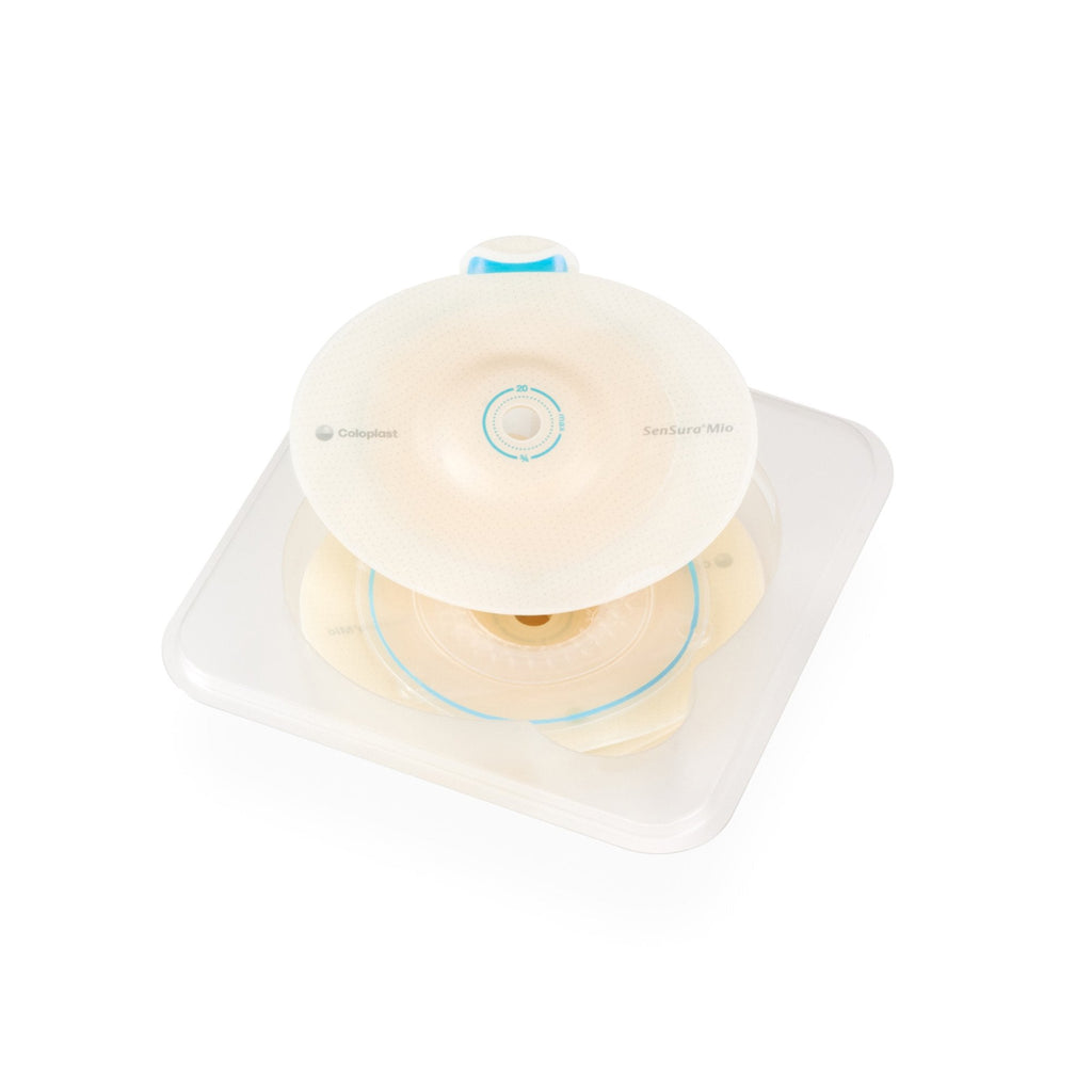 SenSura® Mio Flex Convex Light Barrier, 21 mm Stoma Opening, Red Color Match 16484