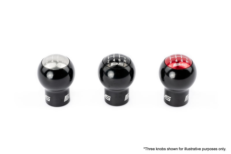 AMS Performance Subaru WRX/STi 6-Speed Billet Shift Knob (Incl Red, Black, & Gunmetal Cap) AMS.50.06.0002-1