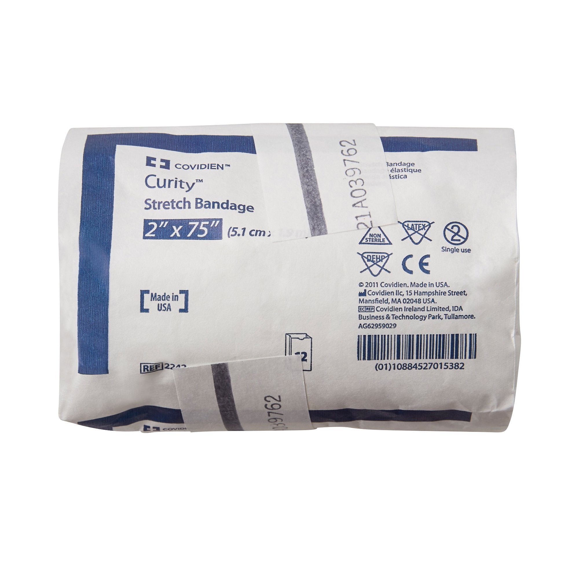 Curity™ Conforming Bandage, 2 x 75 Inch, 1-Ply 2242-