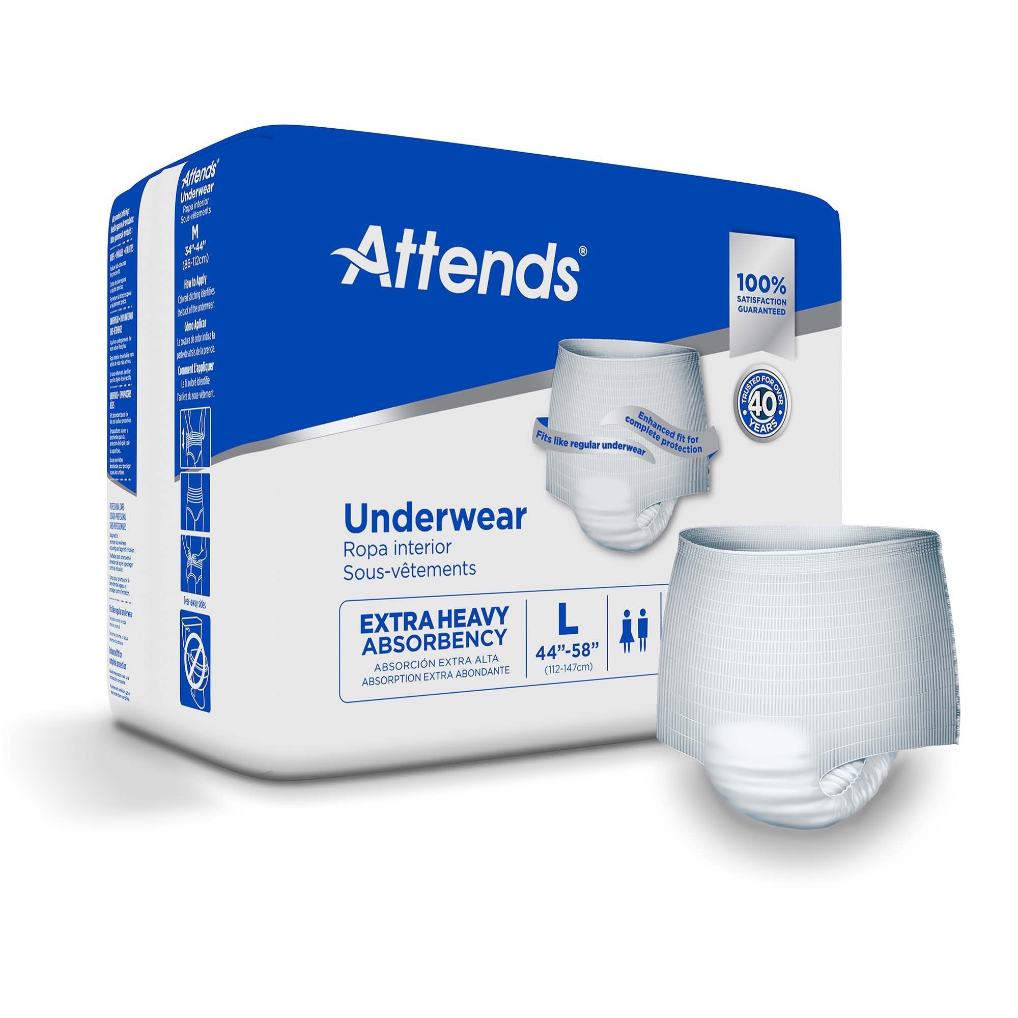Attends® Care Heavy Absorbent Underwear, Regular APV30