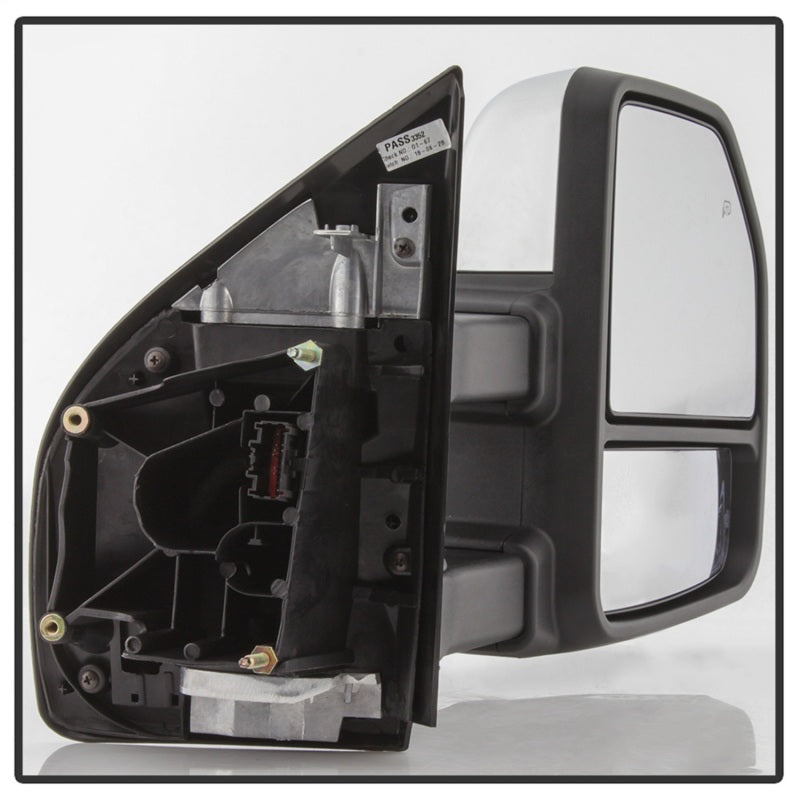 SPYDER xTune 15-17 Ford F-150 Heated LED Telescoping Pwr Mirrors - Clr (Pair) (MIR-FF15015S-G4-PWH-CL-SET) 9943072