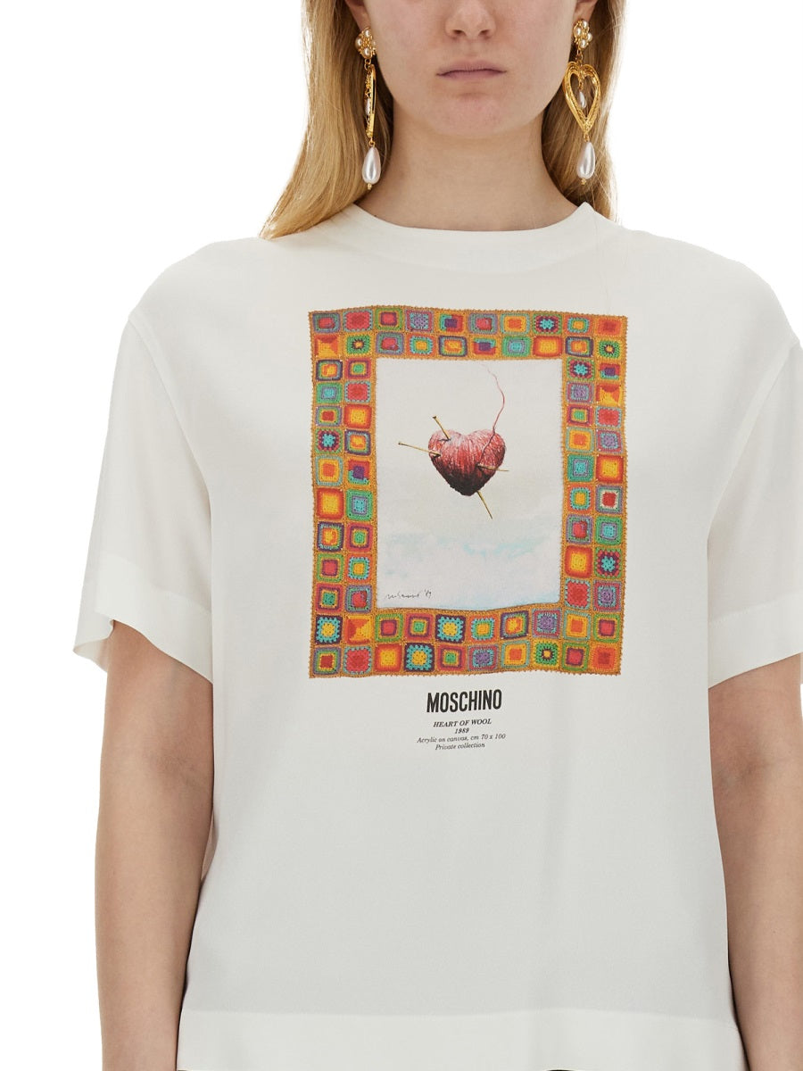 Moschino Women T-Shirt "Heart"