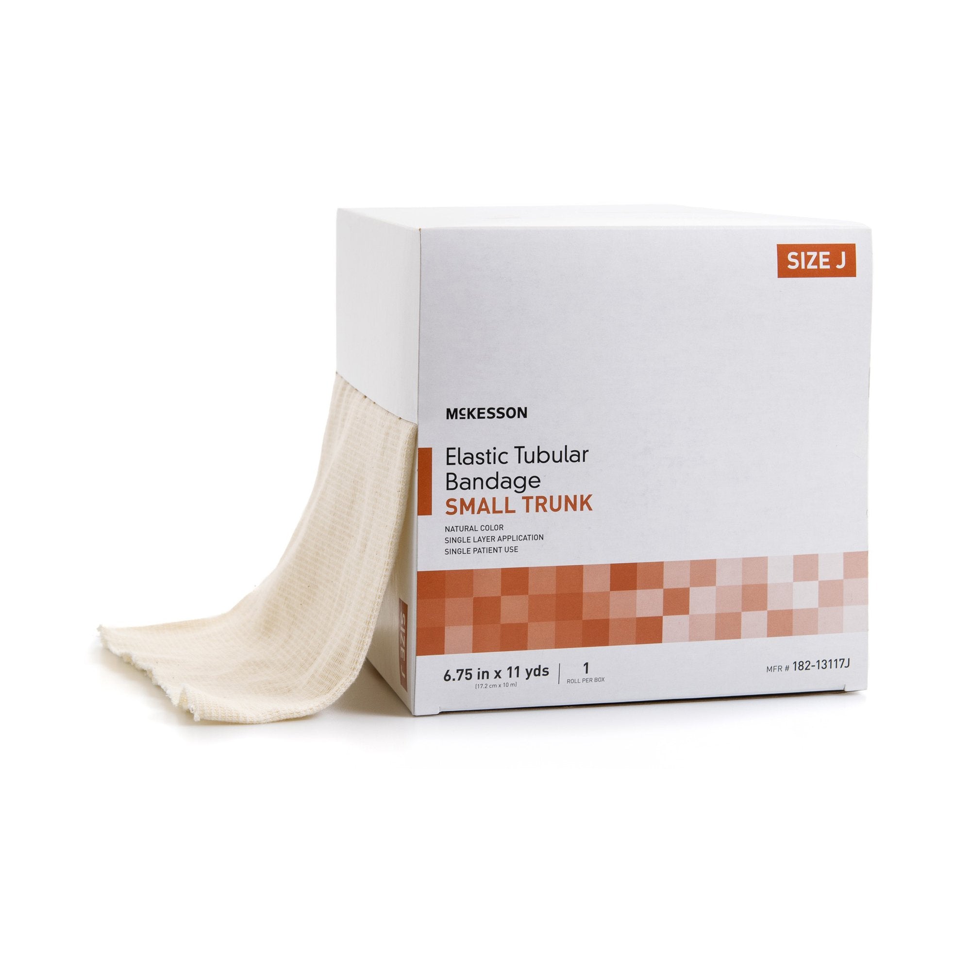 McKesson Elastic Tubular Support Bandage, 6-3/4 Inch x 11 Yard 182-13117J