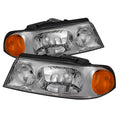 SPYDER Xtune Lincoln Navigator 1998-2002 Crystal Headlights Chrome HD-JH-LNA98-AM-C 9024863