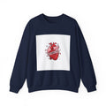 Anatomic Heart Patch Crewneck Sweatshirt | anti love graphic, punk Valentine
