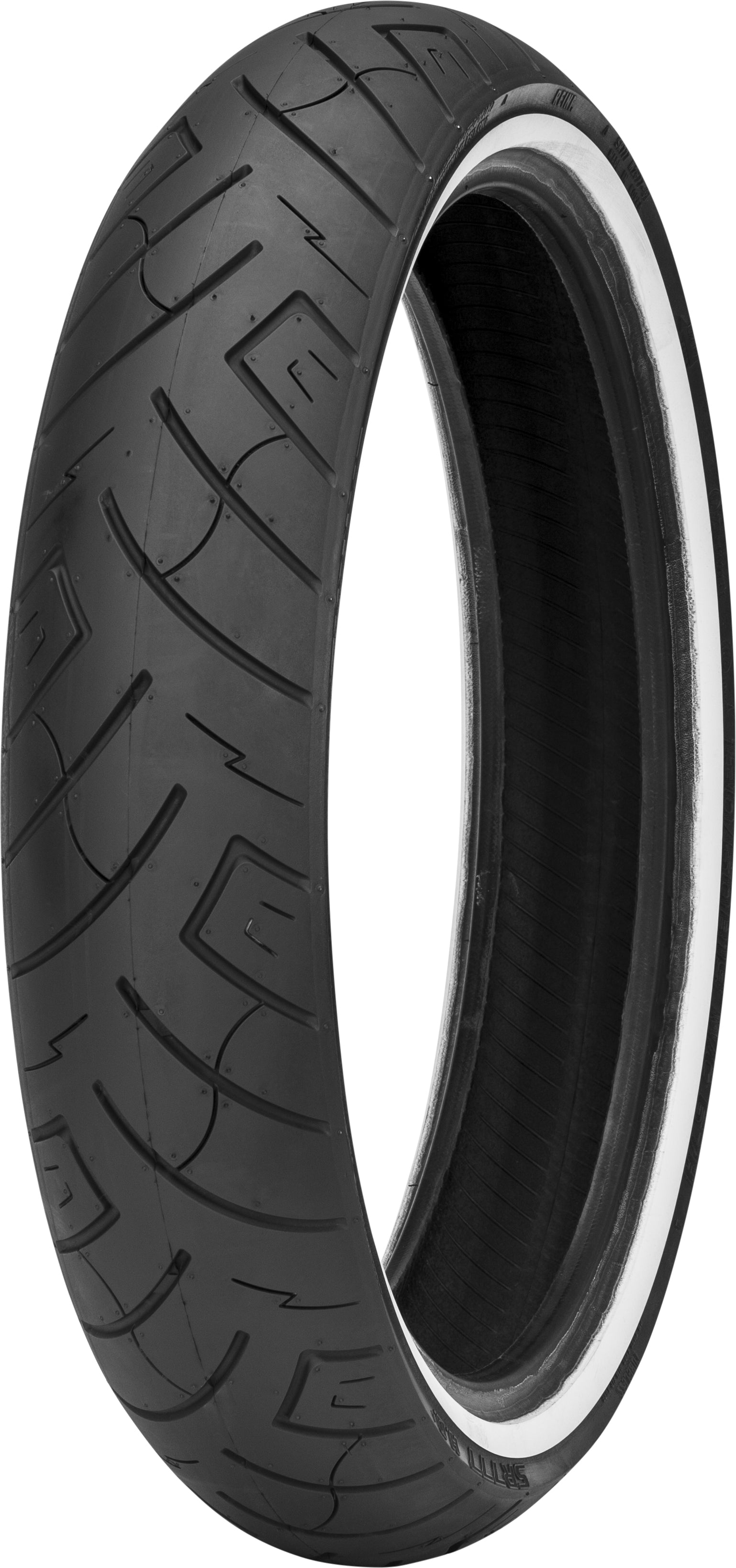 SHINKO, Shinko Tire 777 Cruiser HD Front 130/70B18 69H Bias Tire with White Sidewall