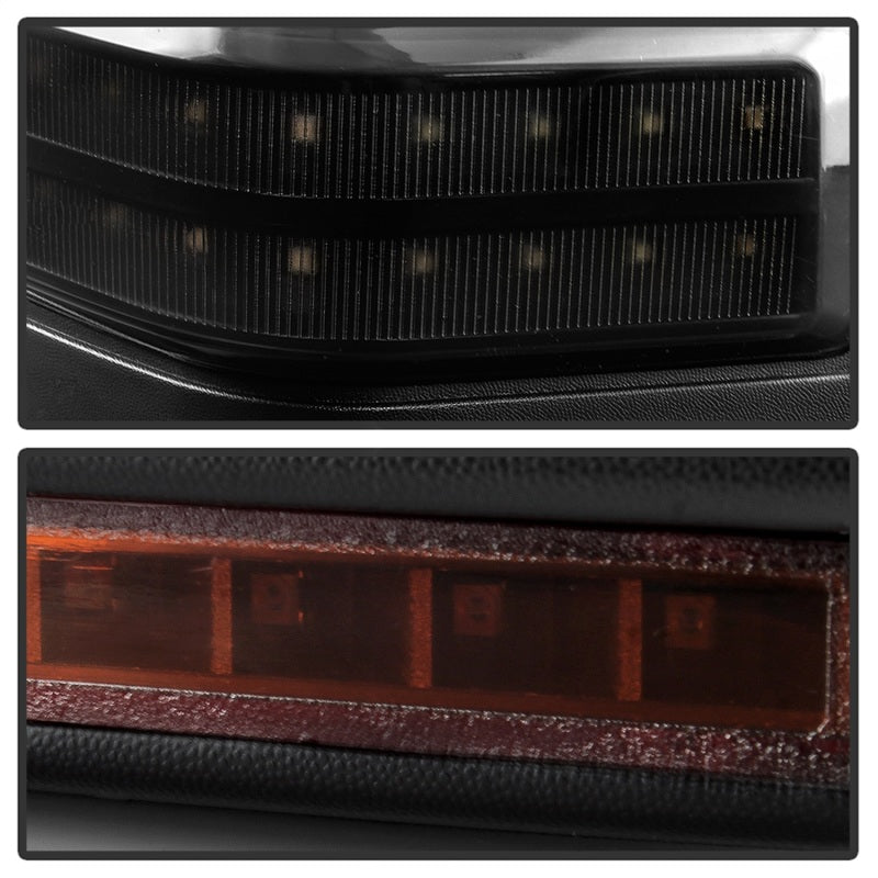 SPYDER xTune 99-07 Ford Super Duty LED Telescoping Manual Mirrors - Smk (Pair) (MIR-FDSD99S-G4-MA-RSM-SET) 9943140