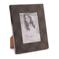 Green and Red Plaid 5x7 Photo Frame