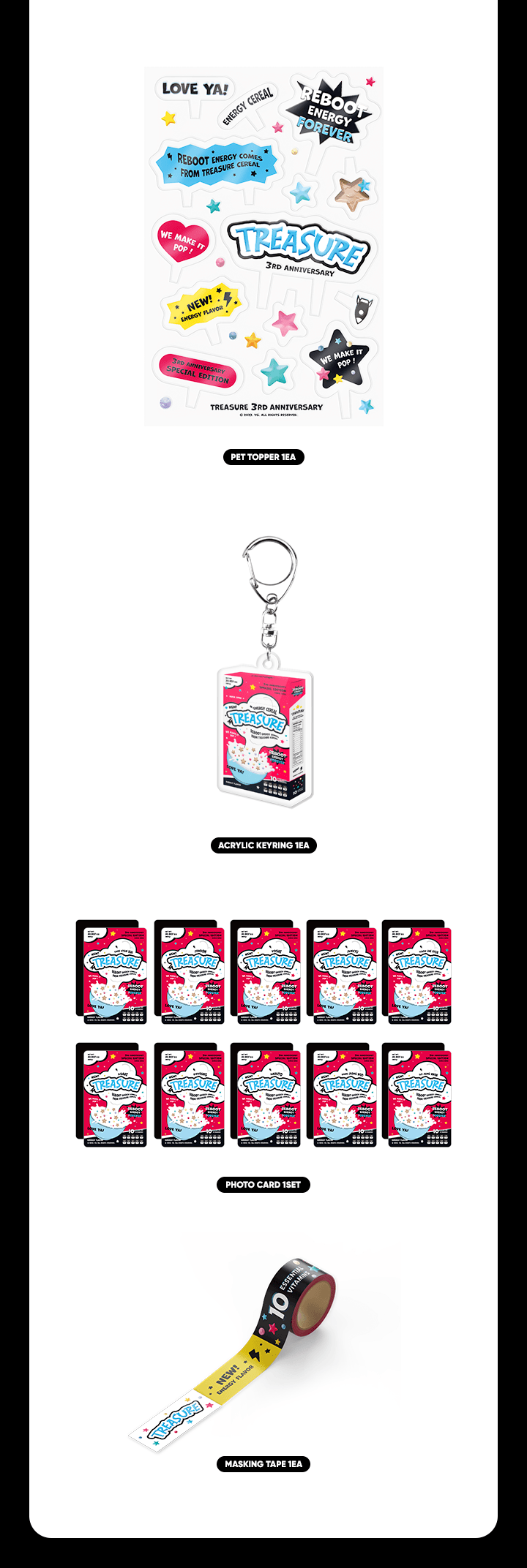Treasure Cereal Deco Kit - 2023 Debut Anniversary