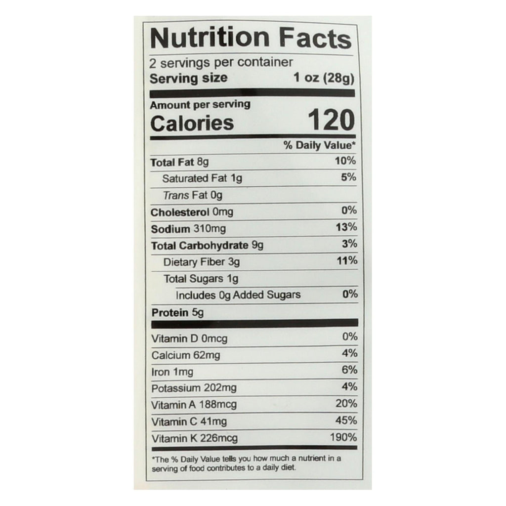Brad's Plant-Based Crunchy Kale Cheez It Up, 2 Oz., Pack of 12