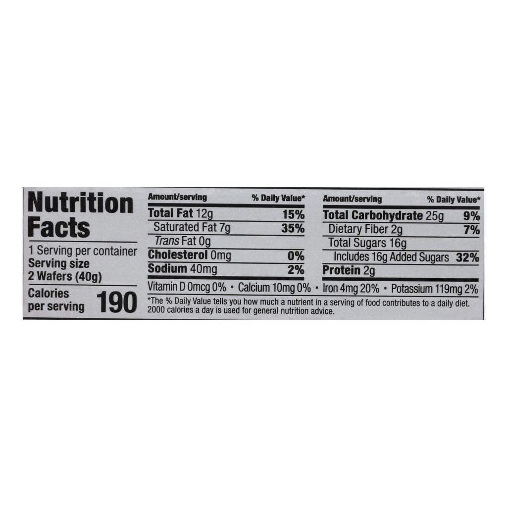Little Secrets Crispy Dark Chocolate Sea Salt Wafers 1.4 Oz. Case of 12