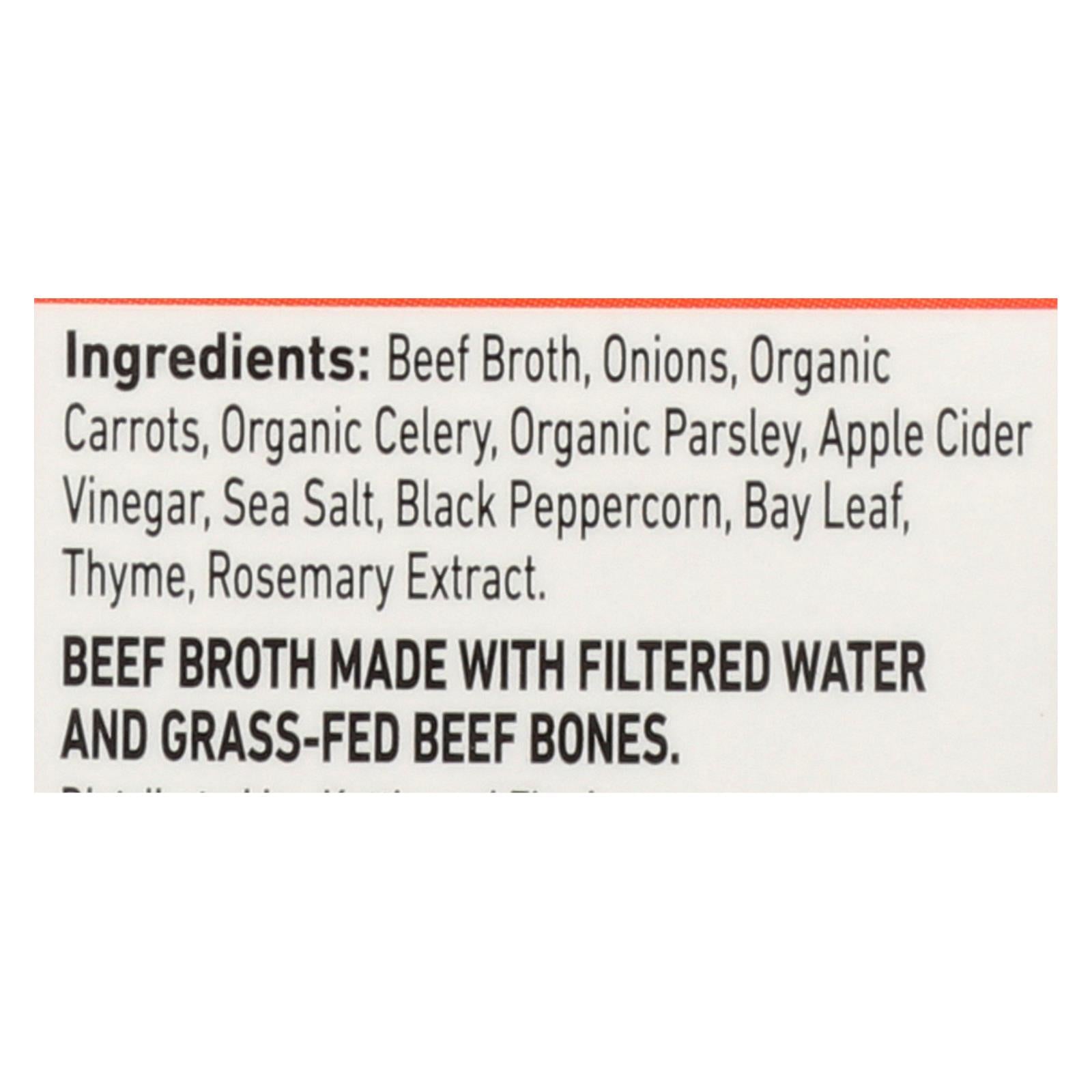 Bulk 6-Pack, Kettle & Fire Beef Bone Broth (16.9 Oz.)