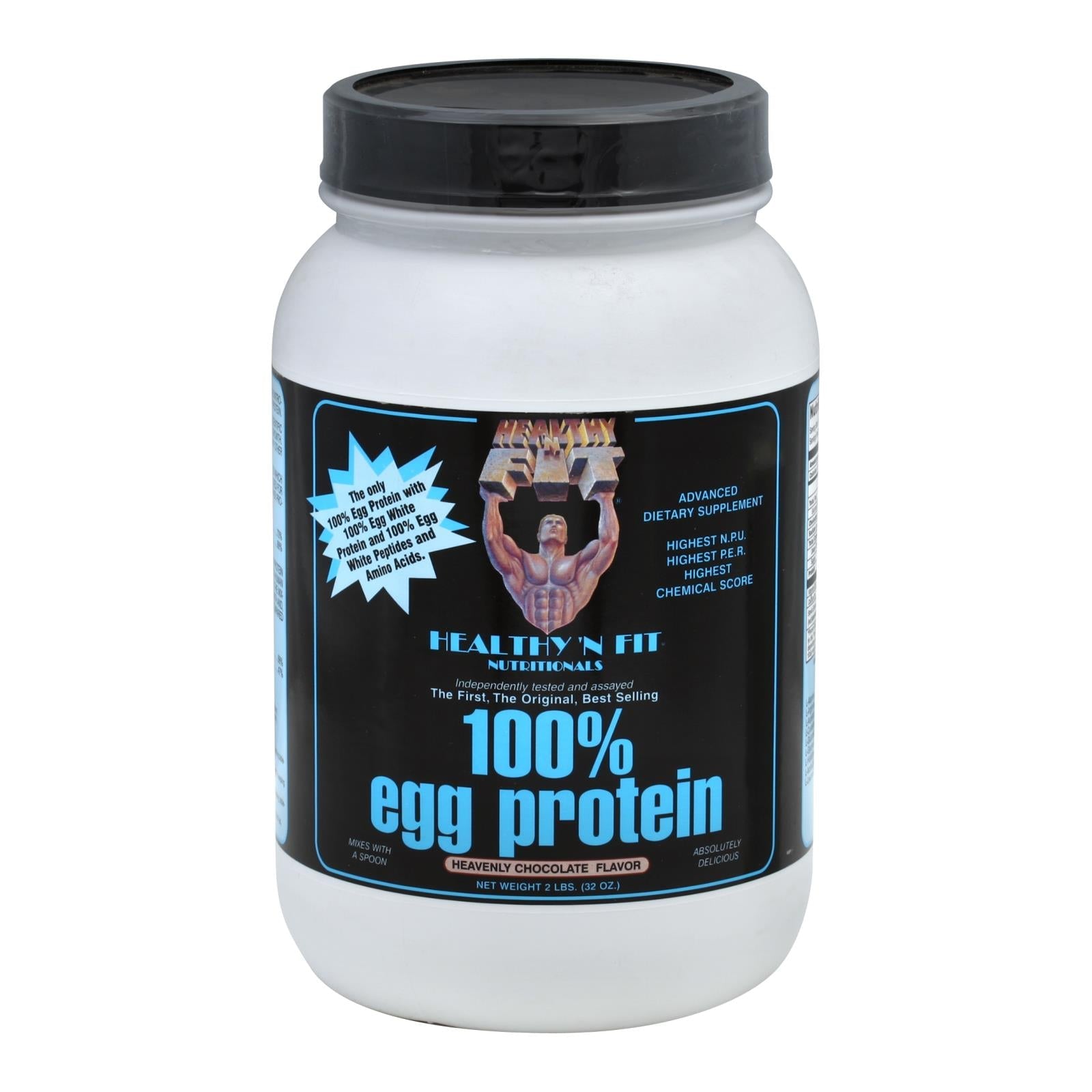 Healthy 'n Fit 100% Egg Protein Powder - Chocolate - 2 Lb
