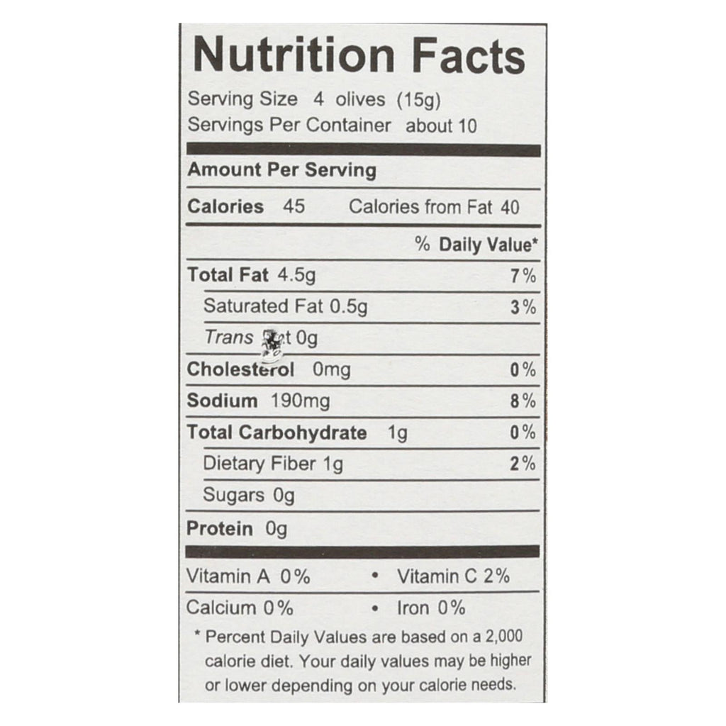 Divina Organic Pitted Kalamata Olives (6 x 6 Oz.)