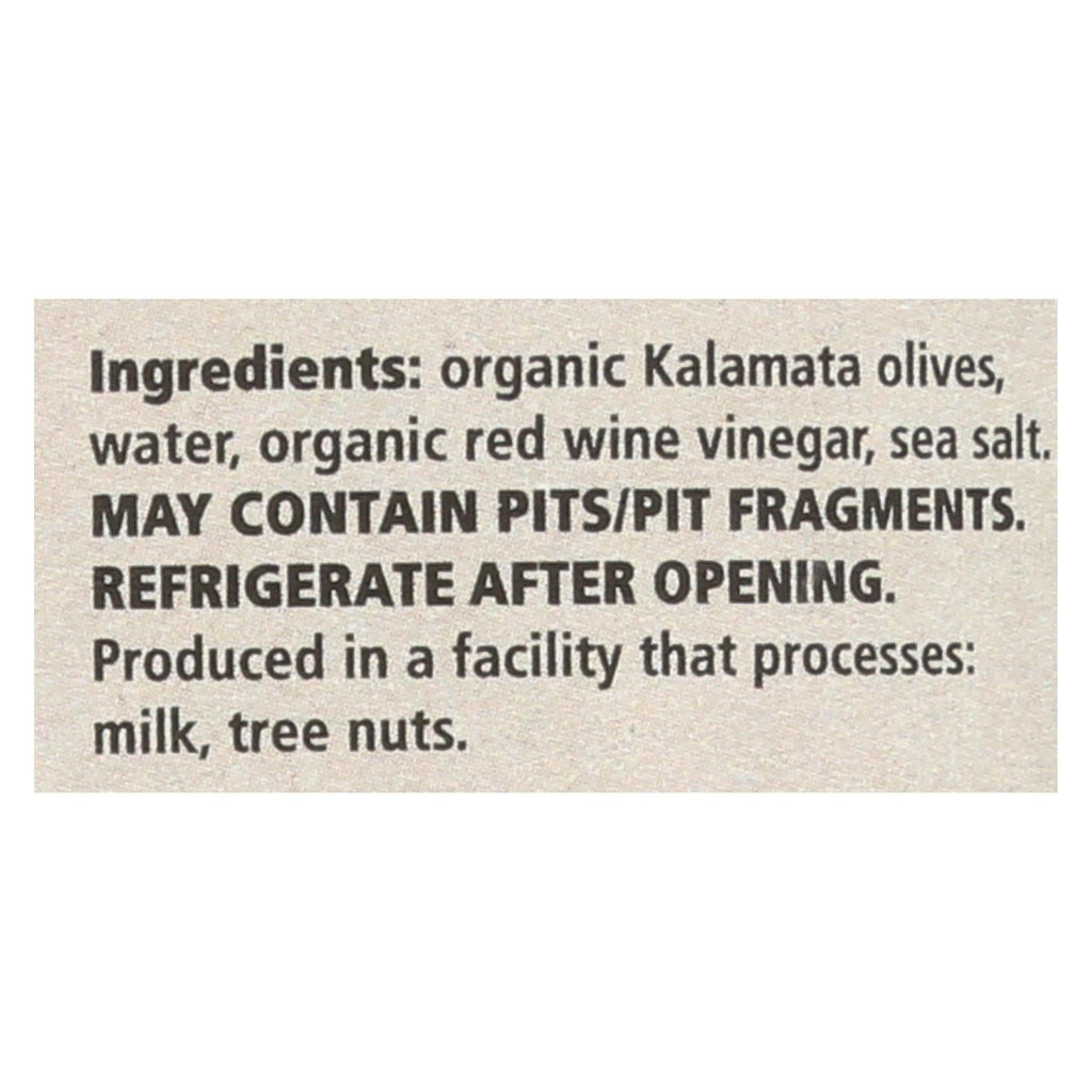 Divina Organic Pitted Kalamata Olives (6 x 6 Oz.)