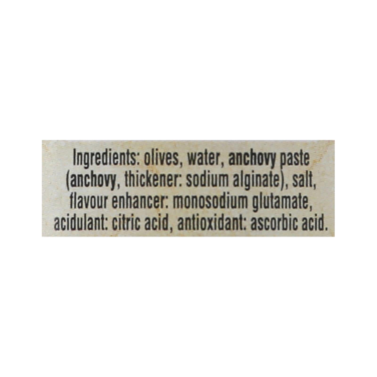 Santa Barbara Olive Co. Anchovy Stuffed Olives, 5 Oz, Case of 6