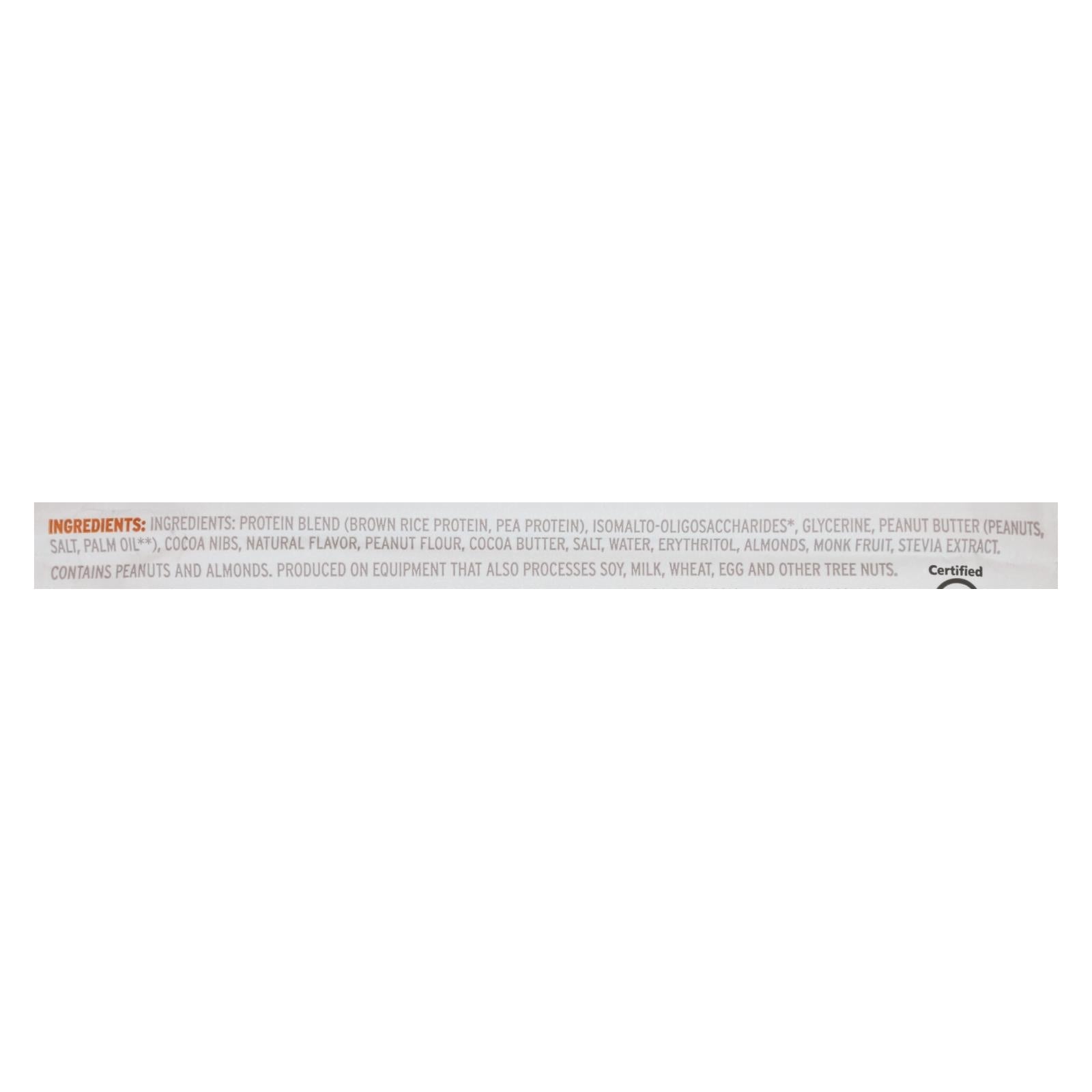 No Cow Plant-Based Protein Bars, Case of 12, 2.12 Oz Each