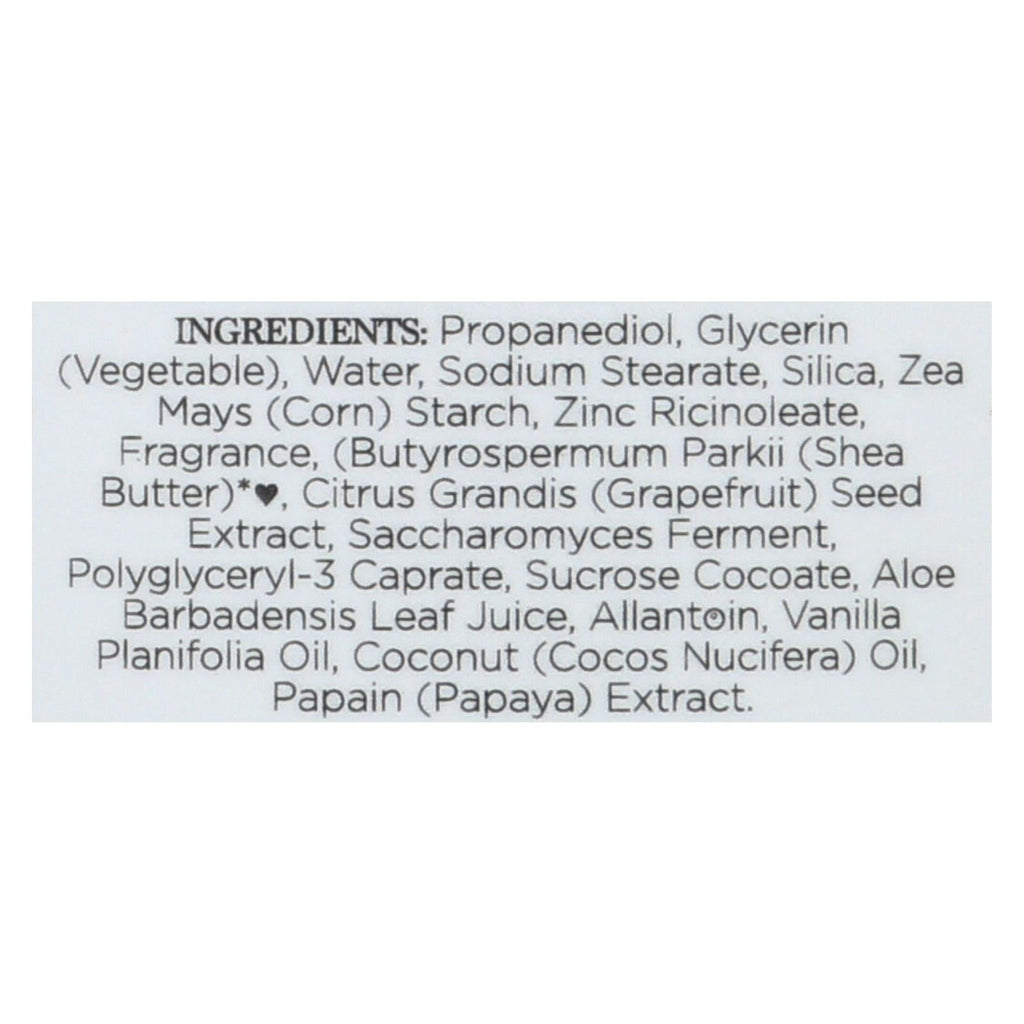 Nubian Heritage Coconut and Papaya Deodorant - All Natural, 24 Hour Protection, with Vanilla Oil, 2.25 Oz
