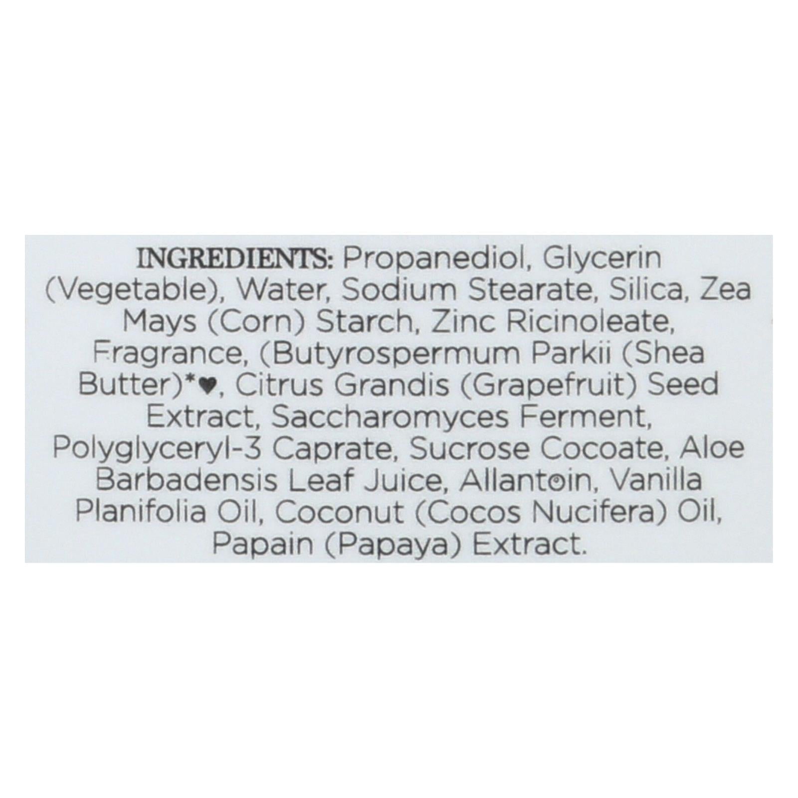Nubian Heritage Coconut and Papaya Deodorant - All Natural, 24 Hour Protection, with Vanilla Oil, 2.25 Oz