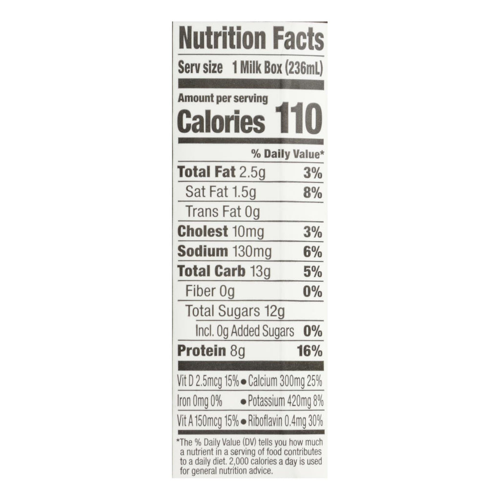 Horizon Organic Low Fat 1% Milk, Aseptic, 8 Fl Oz (Pack of 12)