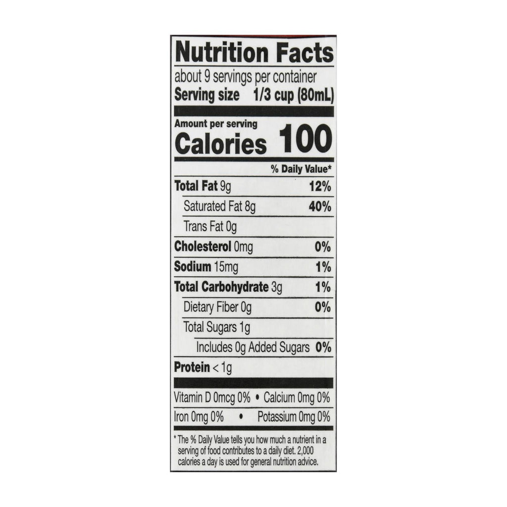 Thai Kitchen Unsweetened Coconut Milk, 25.36 fl oz, Case of 6