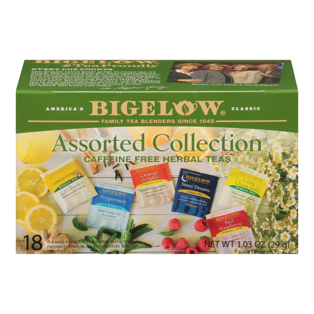 Bigelow Assorted Herb Tea Variety Pack, 18 Bags, Case of 6
