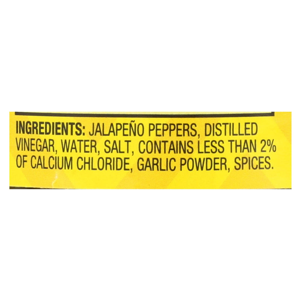 Hatch Chili Sliced Jalapenos, Nacho Sliced, 12 Fl. Oz., Case of 12