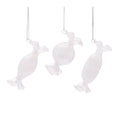 Glass Candy Ornament Set of 24