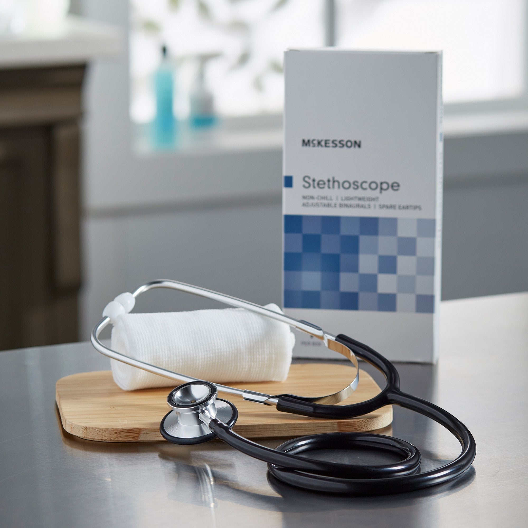 McKesson Classic Stethoscope, Black, 22" Tube 01-670BKGM