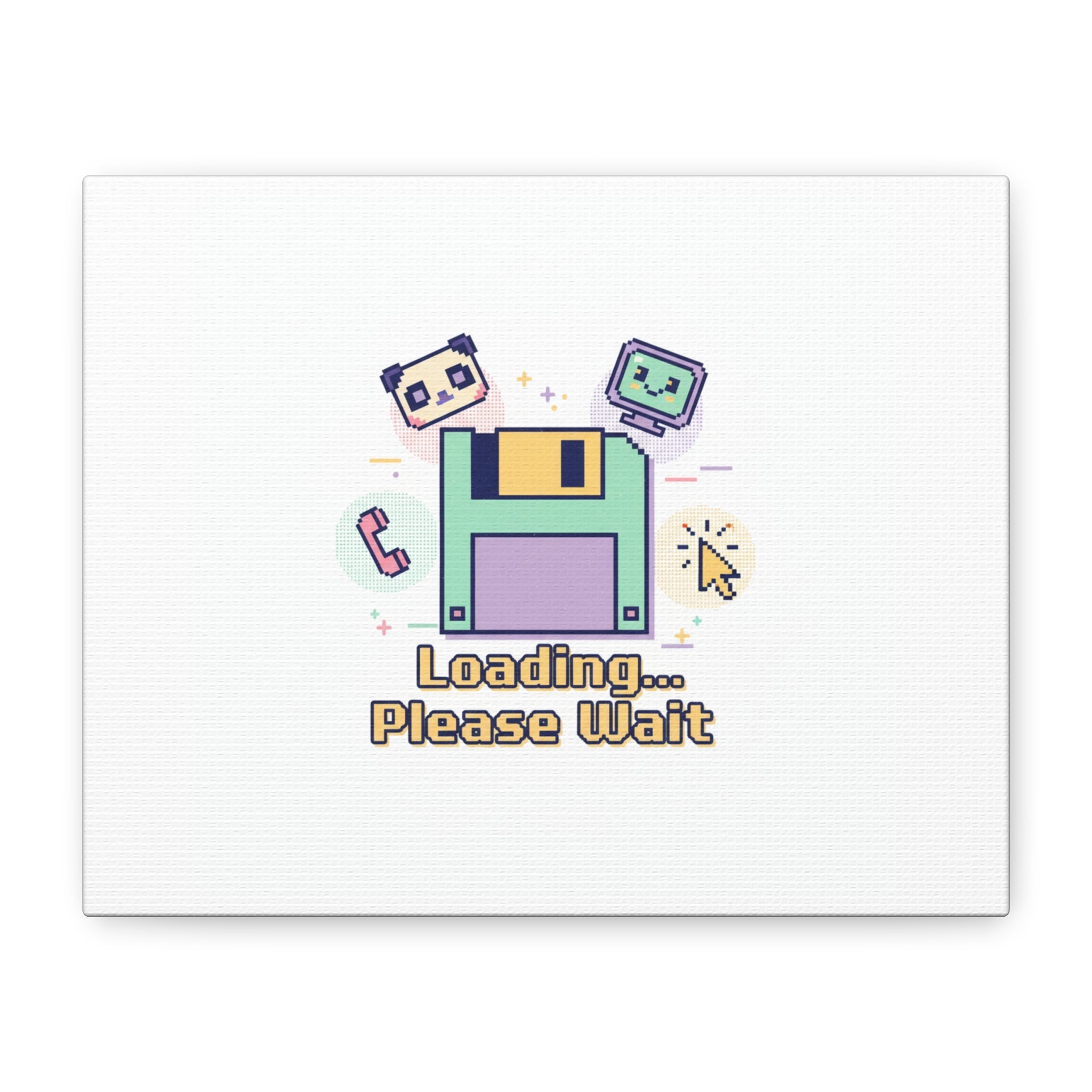 Loading Please Wait Canvas | Old Internet Aesthetic, 90s Web Nostalgia