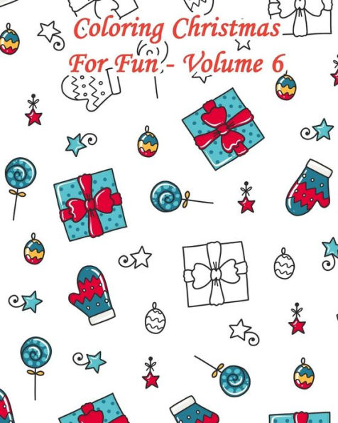 Coloring Christmas For Fun – Volume 6: 25 Christmas Patterns to Color – N°2