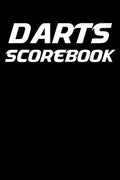 Darts Scorebook: 6x9 darts scorekeeper with checkout chart and 100 scorecards