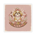 Spoiled Shih Tzu Funny Sticker — Cute Sarcastic Dog Decal