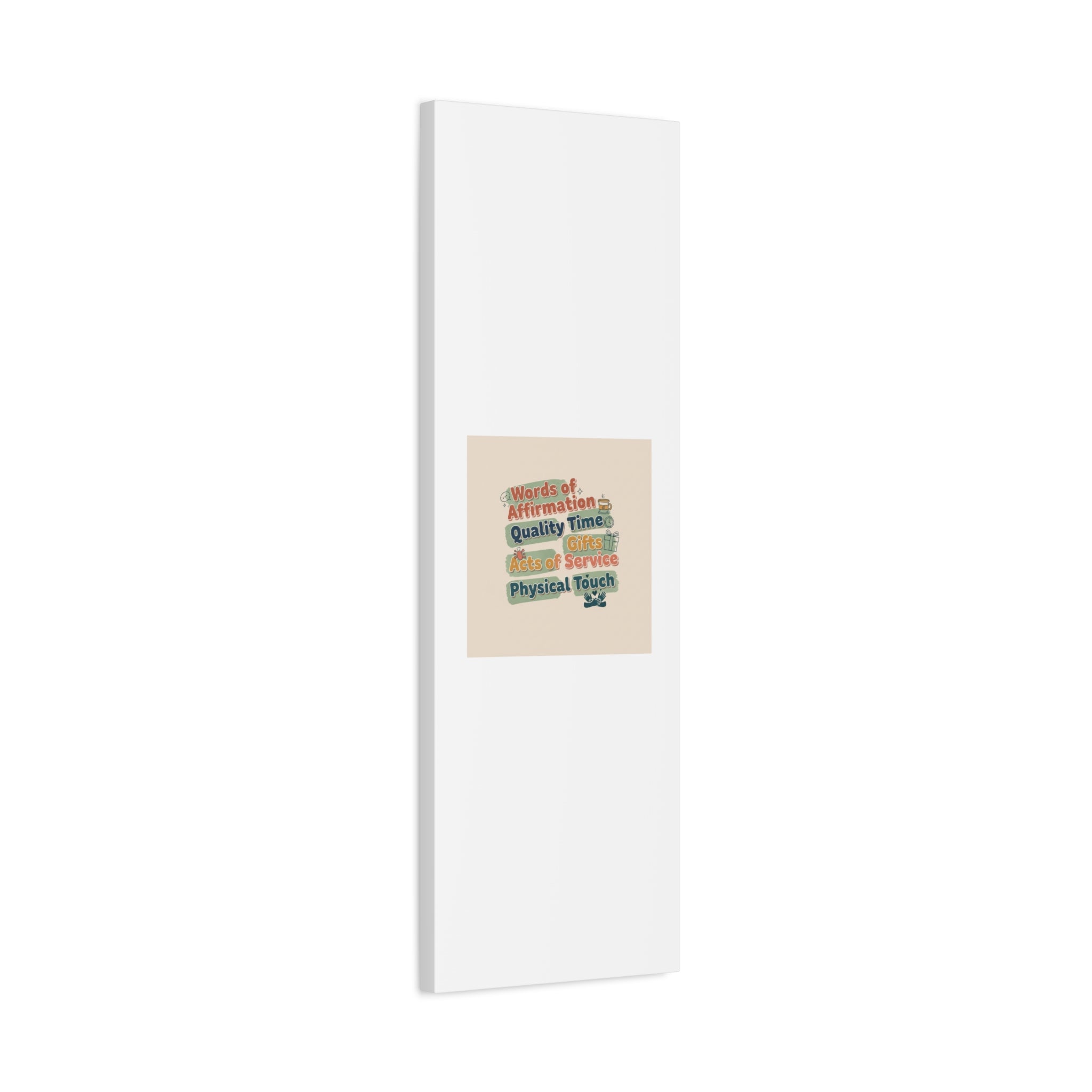 Love Languages List Matte Canvas Wall Art | love language meme, relationship humor