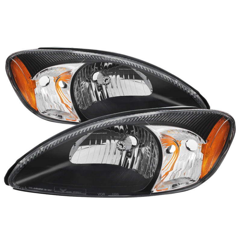 SPYDER Xtune Ford TaurUS 2000-2007 Crystal Headlights Black HD-JH-FTA00-AM-BK 9024740