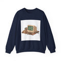 I’ll Try Again Next Year Crewneck Sweatshirt | Resolution Joke, Retro Computer
